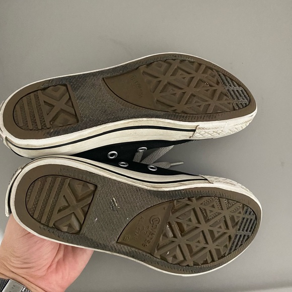 All Star Converse Black Kids Shoes Size  13.5 - Picture 3 of 6